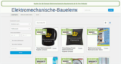 Desktop Screenshot of elektromechanische-bauelemente.de