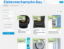 Tablet Screenshot of elektromechanische-bauelemente.de